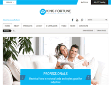 Tablet Screenshot of kingfortune.com.tw